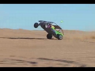 teen does awesome sandrail wheelie at glamis dunes.